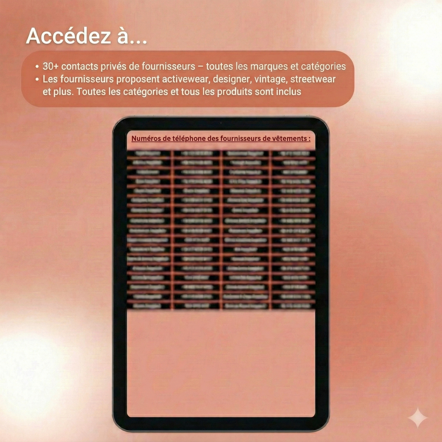 Fournisseurs de vêtements