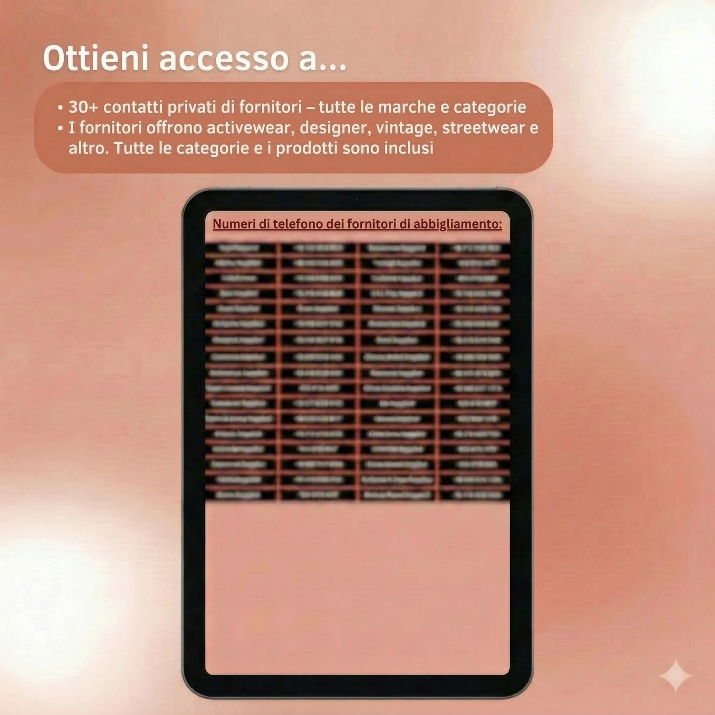 Fornitori di abbigliamento