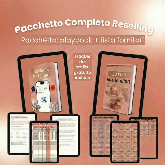 Pacchetto Completo Reselling (Il più richiesto)