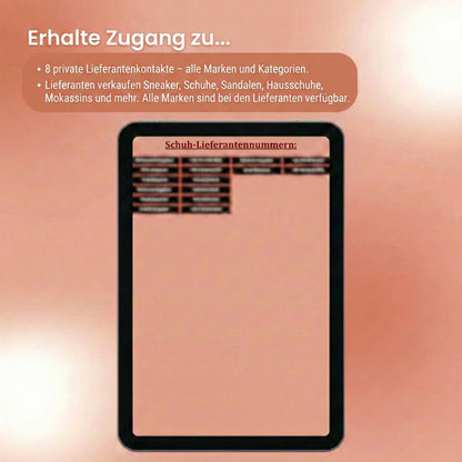 Schuh-Lieferanten
